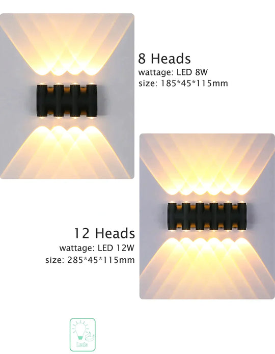 Outdoor Lighting LED Garden Light Alumunim Wall Lamp Villa Porch Street Sconce Lightings 110v-260v Sconce Luminaire