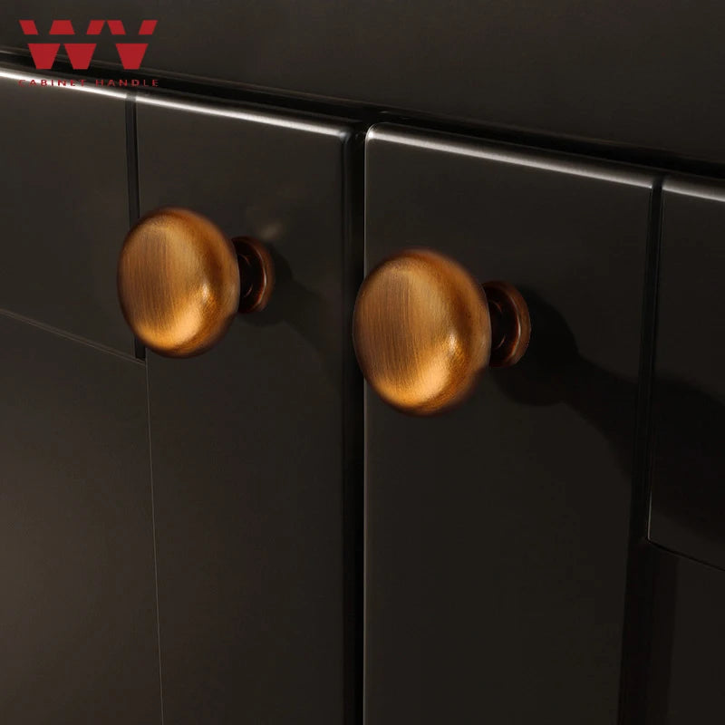 Aya WV Antique Kitchen Cabinet Storage Handles Dressers Closet Brass Drawer Hardware Furniture Handle Accessories Wardrobe Door Knob