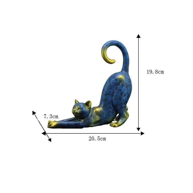 Haisley Creative Lazy Cat Figurines