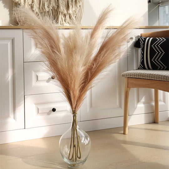 Gwendolyn 100cm Artificial Pampas Grass Tall Fluffy Reed Fake Flowers