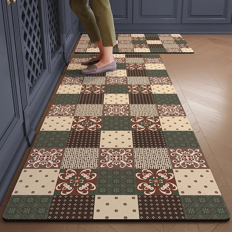 Jemma Retro Color Kitchen Floor Mat