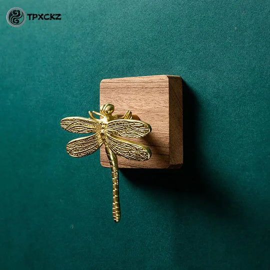 Cynthia's Dragonfly/Butterfly Brass Door Knobs