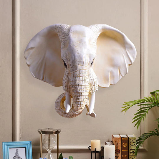 Ella's European Style Fortune Elephant Wall Hanging Decorates Statues