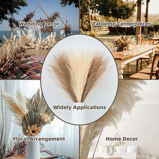 Nadia Fluffy Pampas Grass Boho Decor Artificial Flower