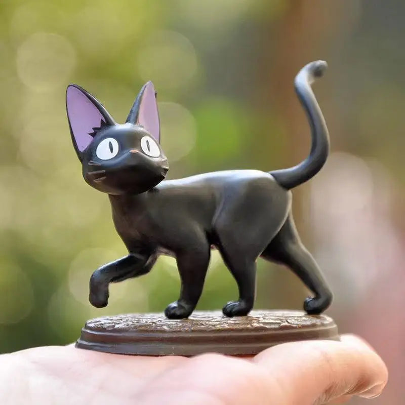 Ellie Adorable Funny Cat Miniature Figurines for Charming Decor