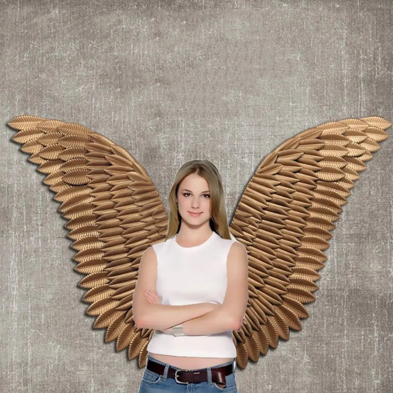 Lily's 110cm Retro Angel Wings Wall Decoration