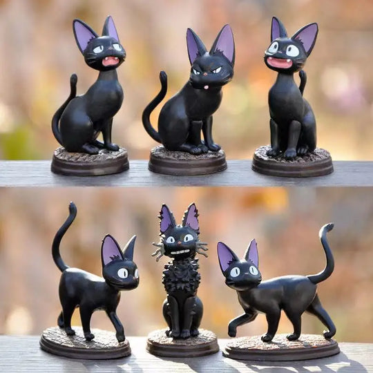 Ellie Adorable Funny Cat Miniature Figurines for Charming Decor