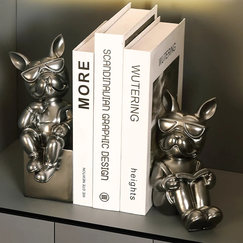 Sadie's Bookend French Bulldog Statues and Sculptures