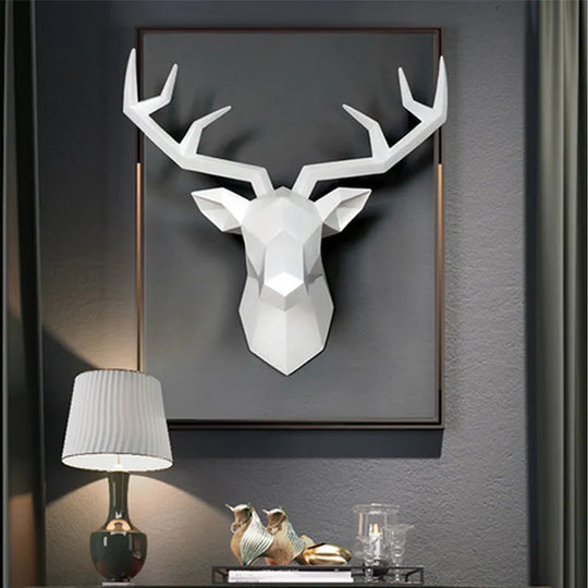 Genesis's Deer Head Sculpture Wall Hanging