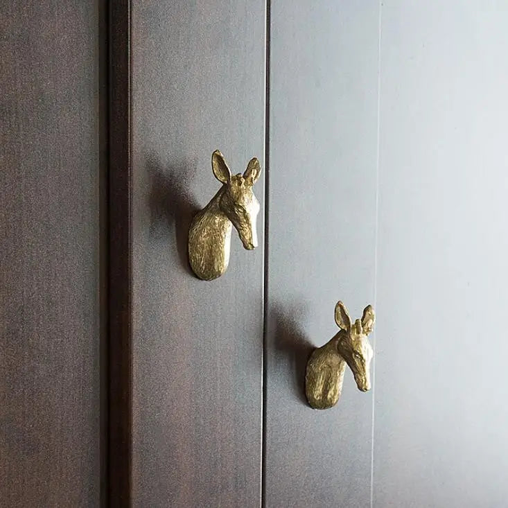 Theodora Cabinets with Nordic Style Brass Knobs