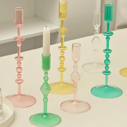 Ella's Glass Candle Holder