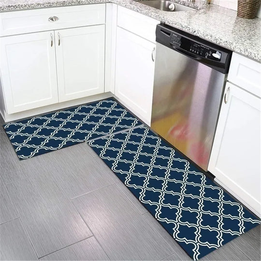 Ximena Simple Texture Modern Carpet Non-Slip Kitchen Mat