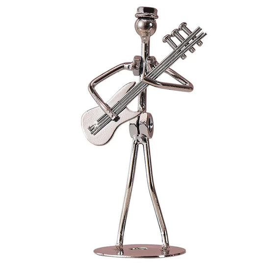 Aurora Metal Musician Guitar Player Statue!