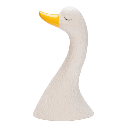 Nia Ceramic Swan Vase