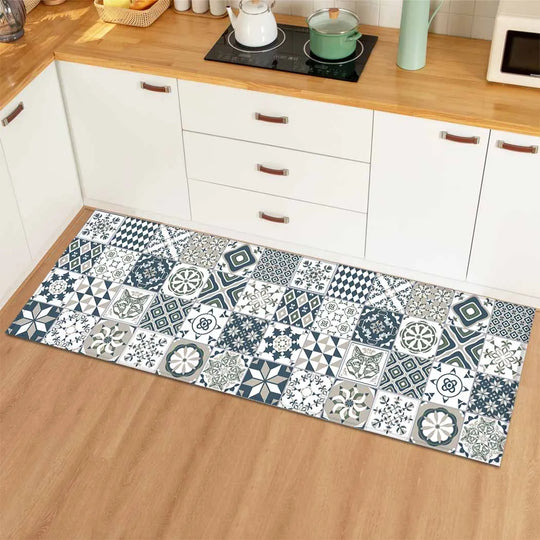 Ximena Simple Texture Modern Carpet Non-Slip Kitchen Mat