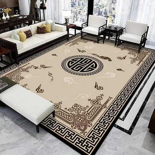 Modern Simple Flower Pattern Carpet Living Room Rug Bedroom Home Decoration Bathroom Mat Kitchen Floor Mats Household Earth Mat