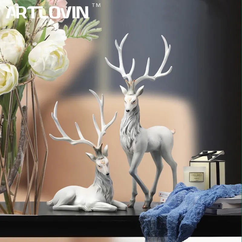 Grace High End Deer Statue: Elevate Your Home Decor