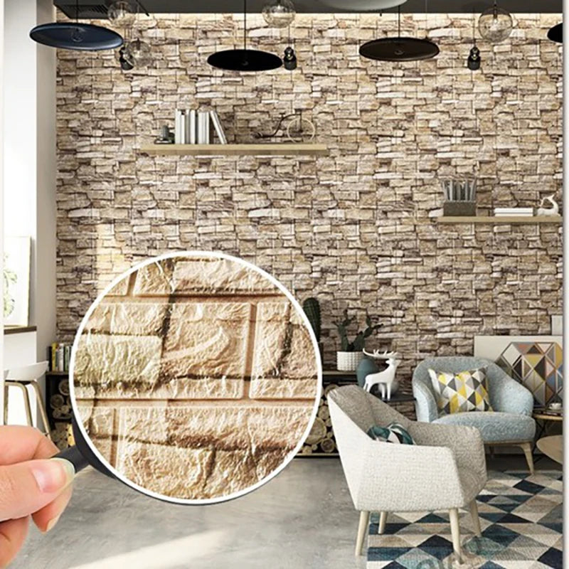 Eva's 3D Wall Sticker Imitation Brick: Elevate Your Home Decor