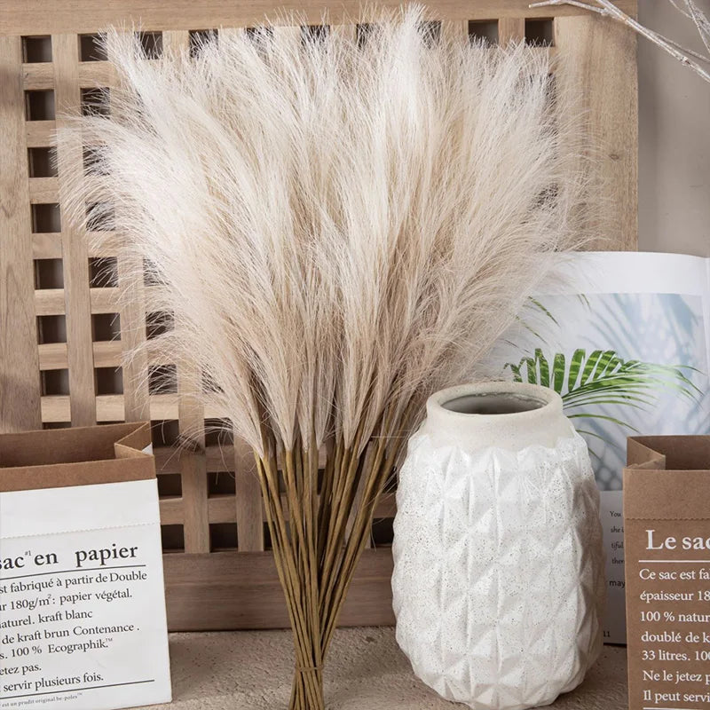 Elle Fluffy Pampas Grass Boho Decor Flower Set