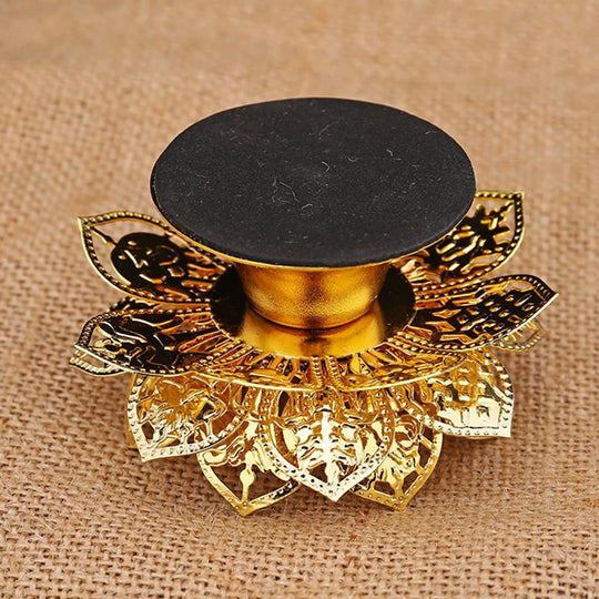 Tranquil Lotus Flower Candlestick