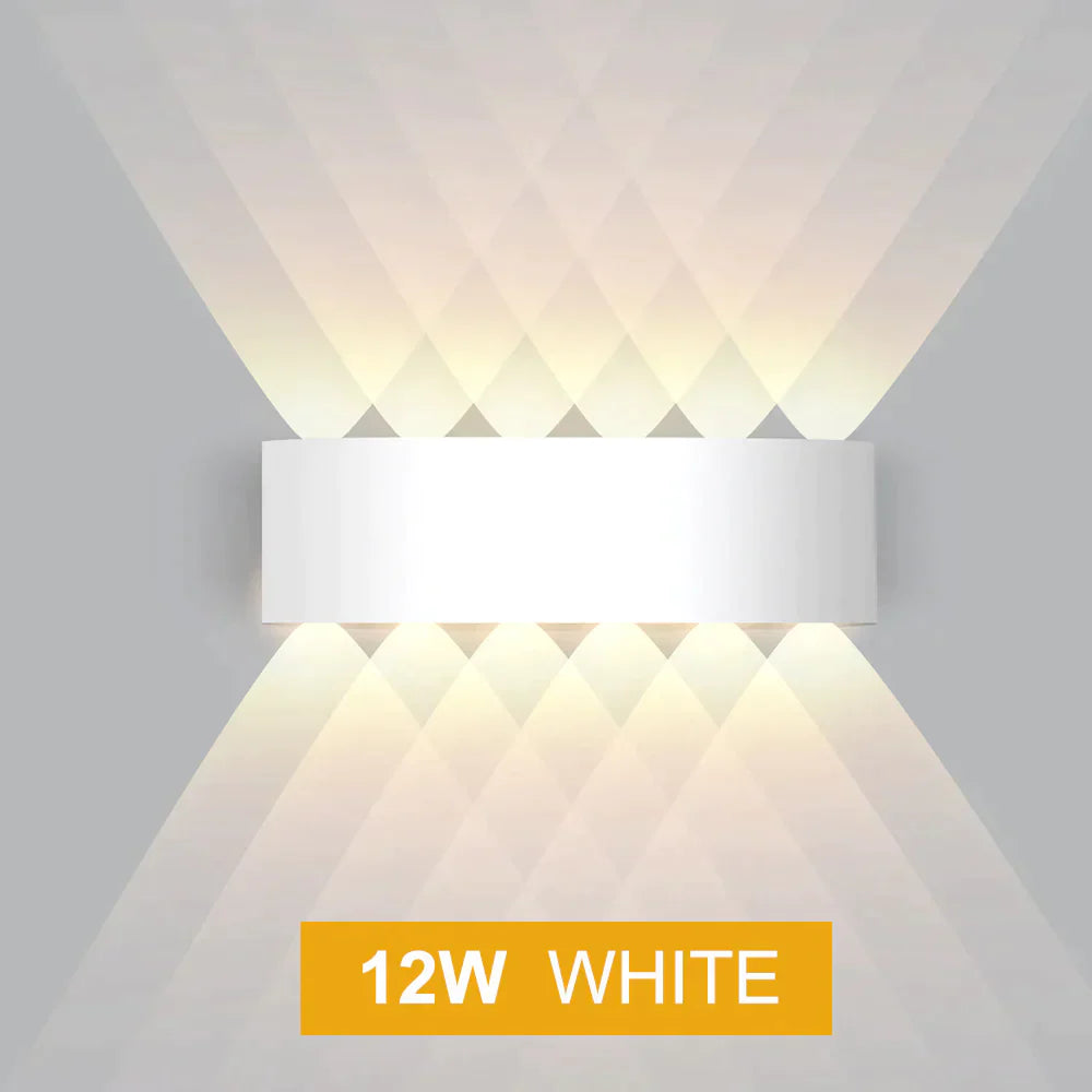 LED Wall Light Outdoor Waterproof Modern Nordic Style Indoor Wall Lamps Living Room Porch Garden Lamp 2W 4W 6W 8W 12W NR-69