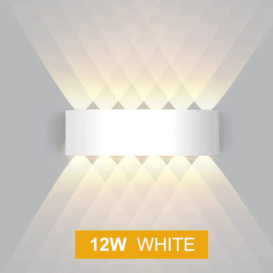 LED Wall Light Outdoor Waterproof Modern Nordic Style Indoor Wall Lamps Living Room Porch Garden Lamp 2W 4W 6W 8W 12W NR-69