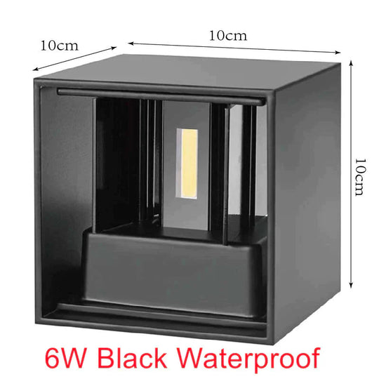 6W 12W Outdoor Waterproof IP65 Wall Lamp Modern LED Wall Light Indoor Sconce Decorative lighting Porch Garden Lights Wall Lamps