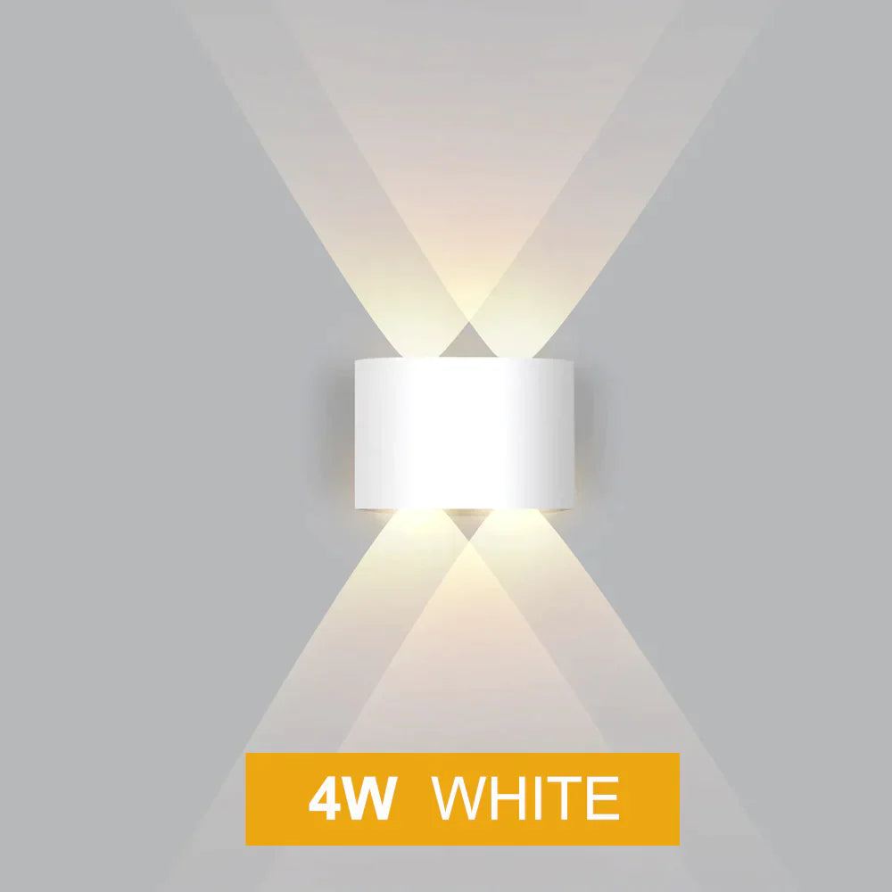 LED Wall Light Outdoor Waterproof Modern Nordic Style Indoor Wall Lamps Living Room Porch Garden Lamp 2W 4W 6W 8W 12W NR-69