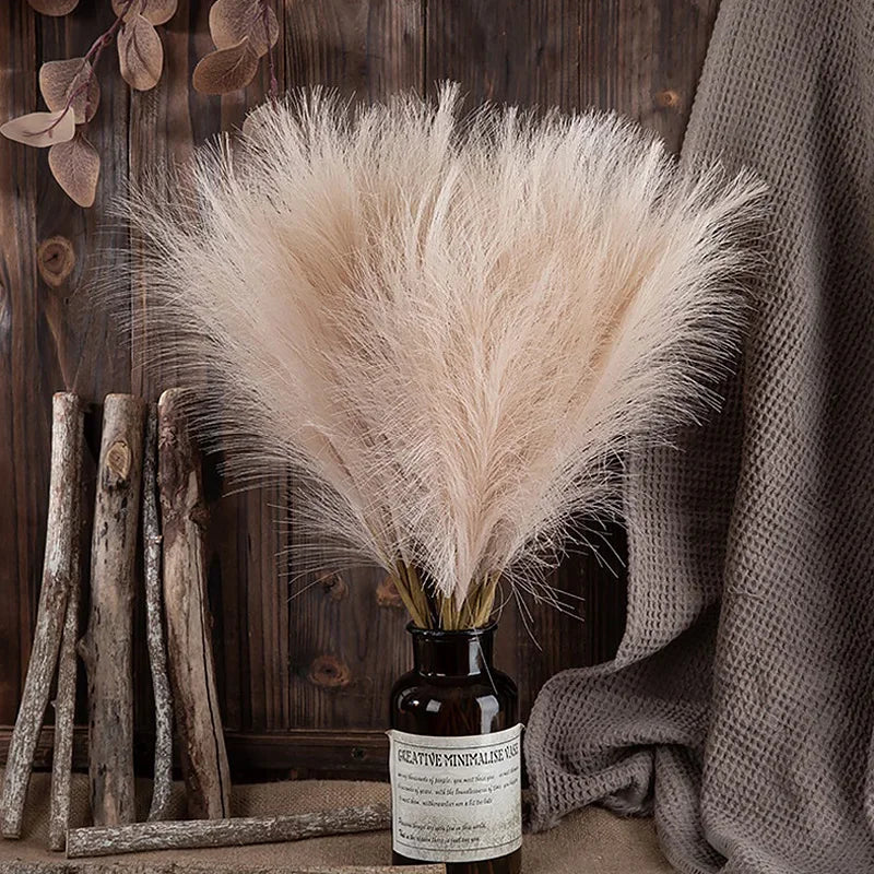 Aylin Ava's Simulated Fluffy Pampas Grass Bohemian Decorative Flowers