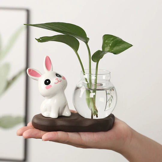 Chaya Cute Rabbit Aquatic Vase