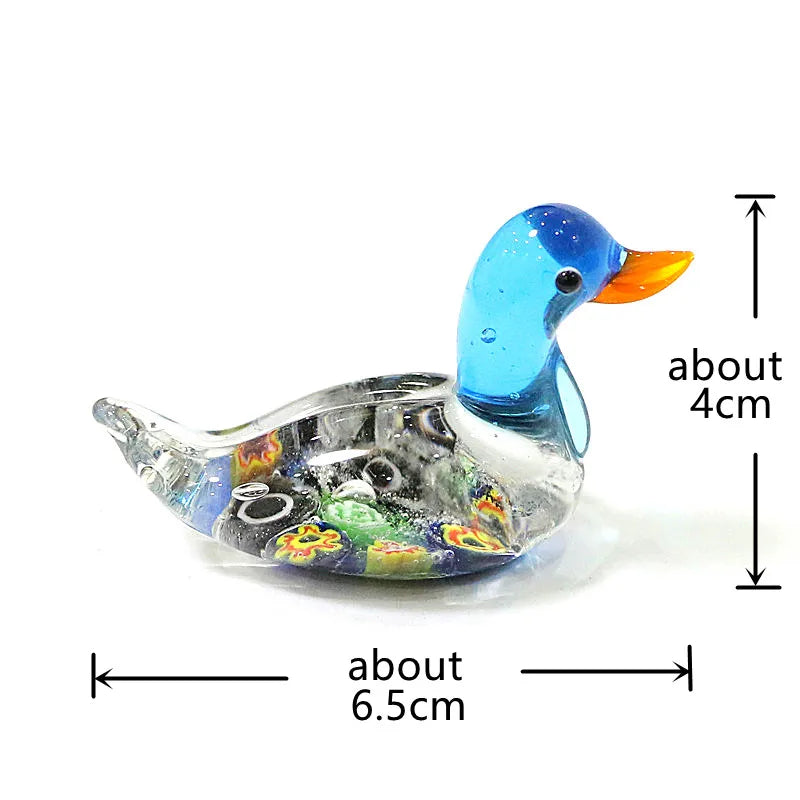 Katalina Murano Glass Duck Mini Figurines