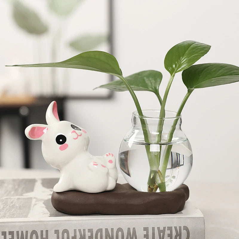 Chaya Cute Rabbit Aquatic Vase