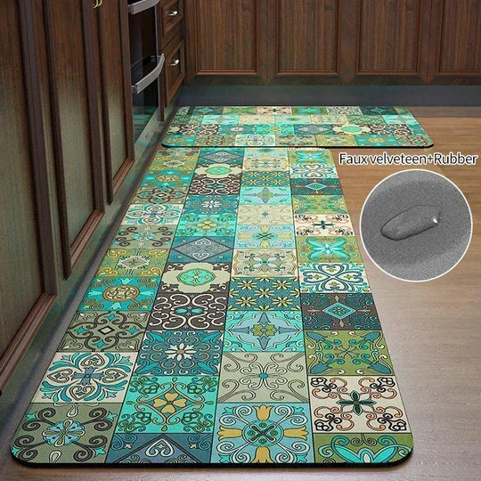 Diatomite Mat Non-slip Kitchen Rug Super Absorbent Floor Mats Kitchen Long Carpets for Living Room Entrance Doormat 주방매트