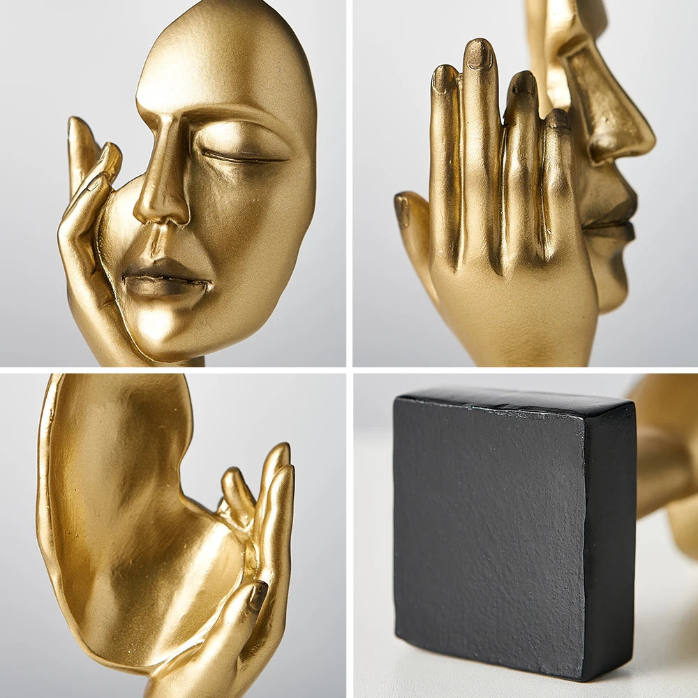 Leah's Nordic Abstract Face Statue: A Symbol of Elegance and Artistry