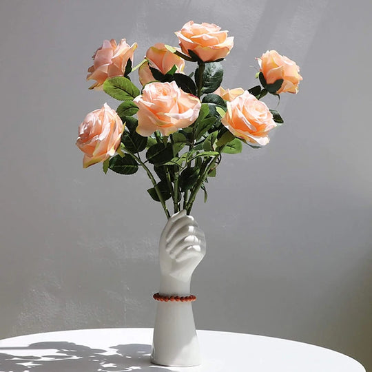 Bethany Nordic Style Ceramics Vase: Modern Creative Hand Vase