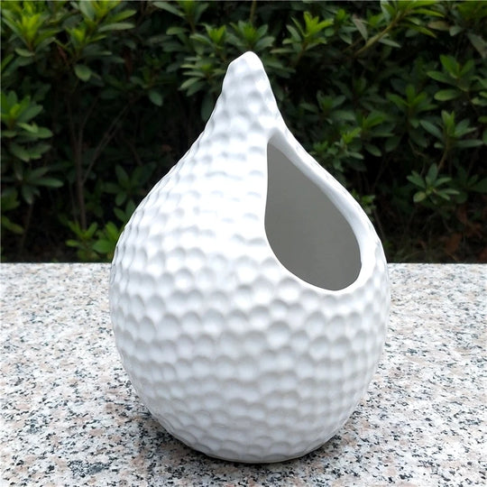 Rosalia Ceramic Honeycomb Design Flower Vase