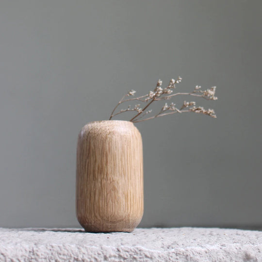 Anahi INS Solid Wood Small Vase: A Charming Addition to Your Decor