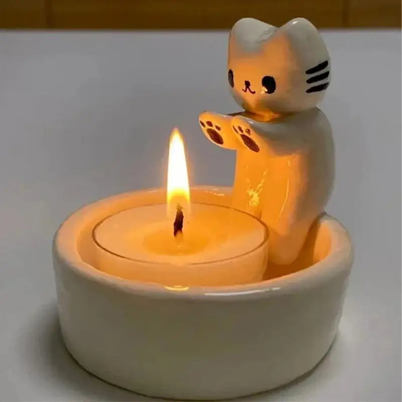 Sophia's Cat Candlestick Holder