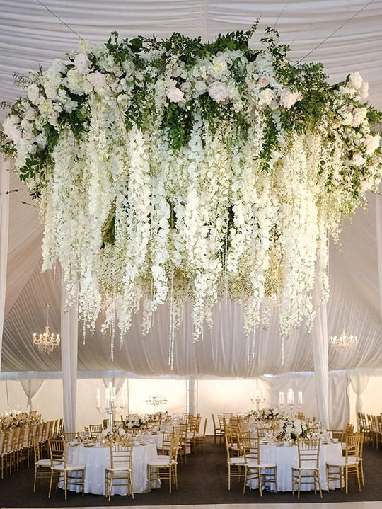 Catherine Artificial Wisteria Flowers Garland