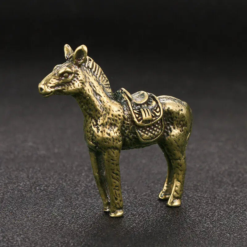 Hannah's Solid Brass Donkey Figurine