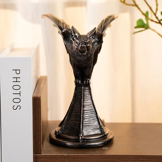 Harper's Midnight Gothic Animal Candle Holder