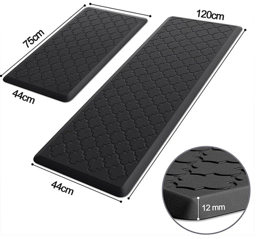 Kitchen Mat Cushioned Anti-Fatigue Floor Mat Waterproof Non-Skid Kitchen Mats Comfort Foam Kitchen Rugs Standing Mat for Floor