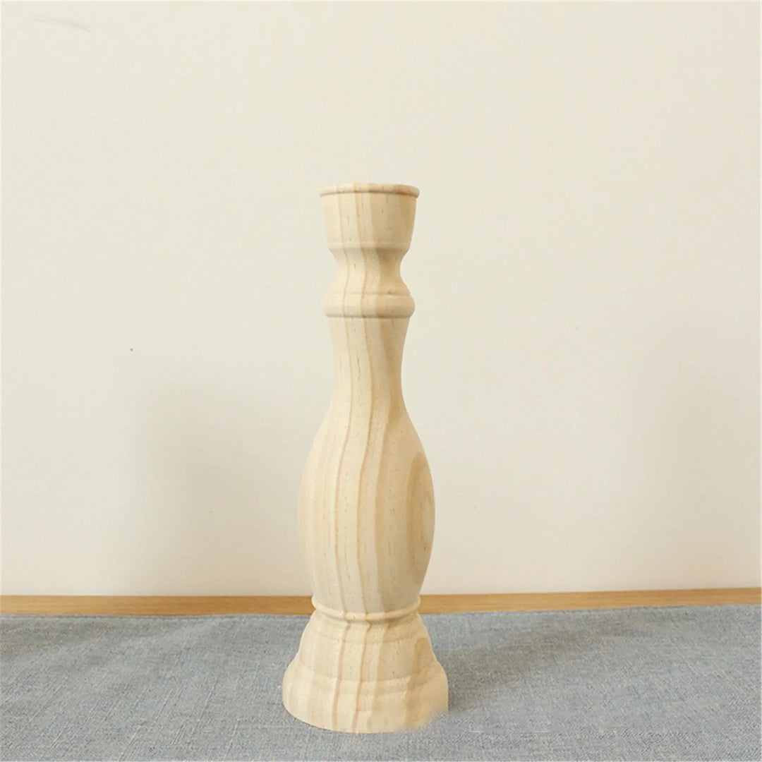 Aurora's Wooden Candle Holder Collection