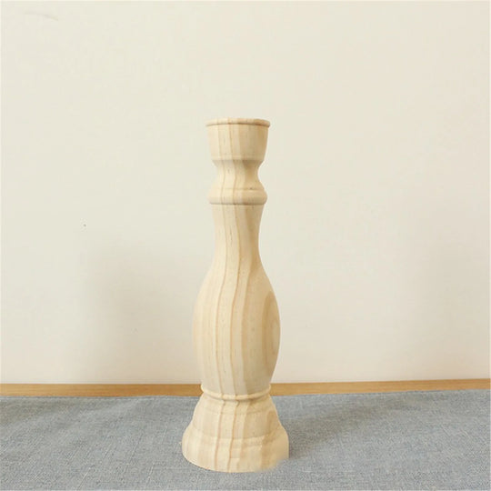 Aurora's Wooden Candle Holder Collection