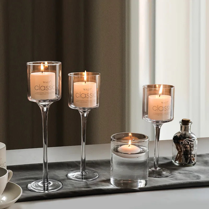 Raelyn 3PCS/Set Glass Candle Holders