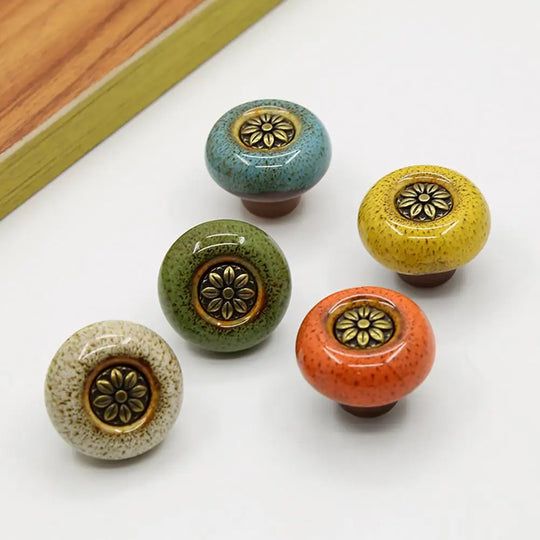 Miley Enhance Your Furniture with Vintage Ceramic Cabinet Knobs