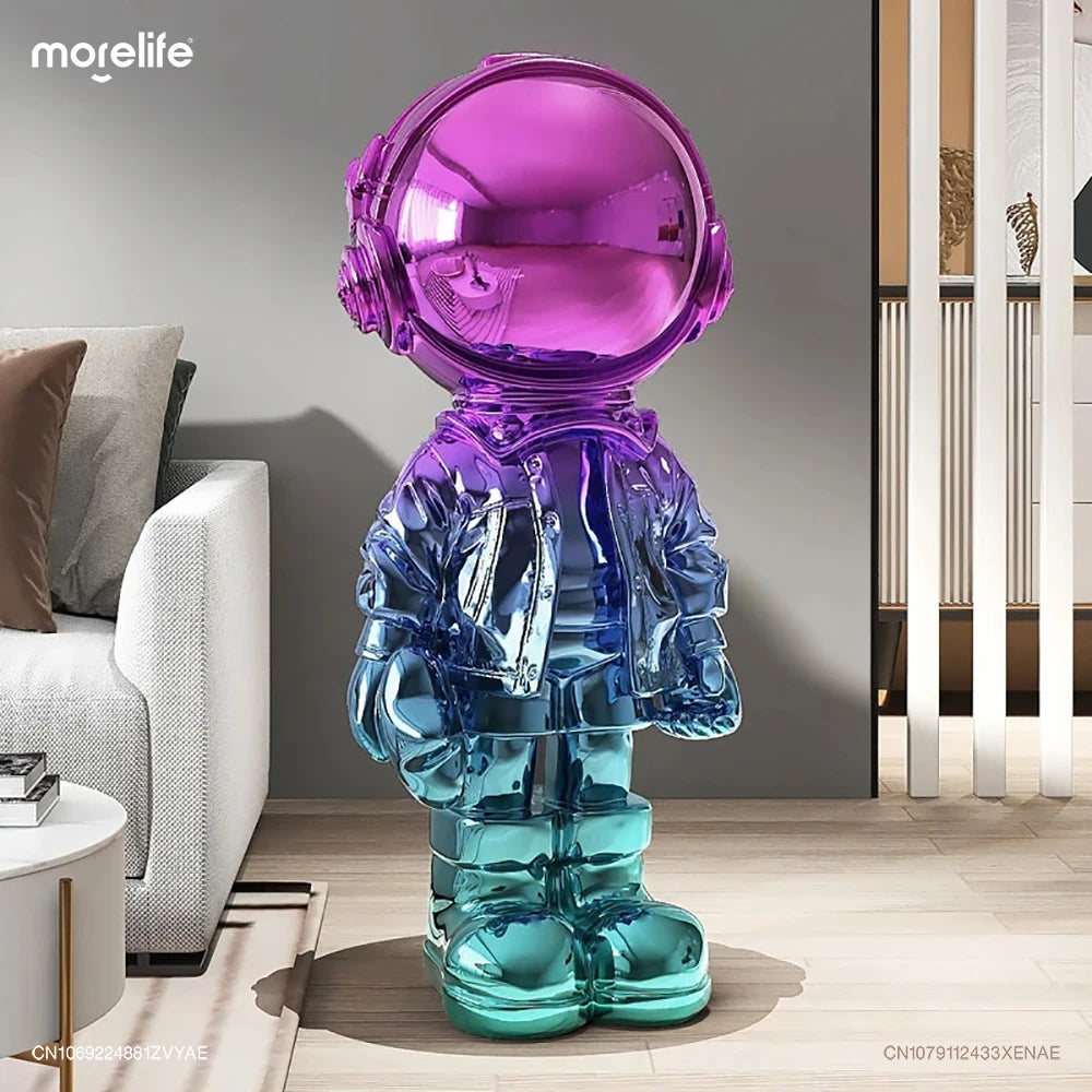 Autumn's 70cm Resin Cartoon Astronaut Statue