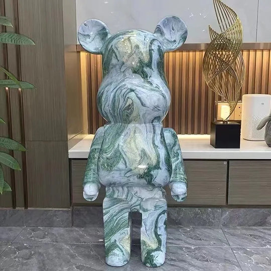 Mila's Cartoon Bear Statue Figurine