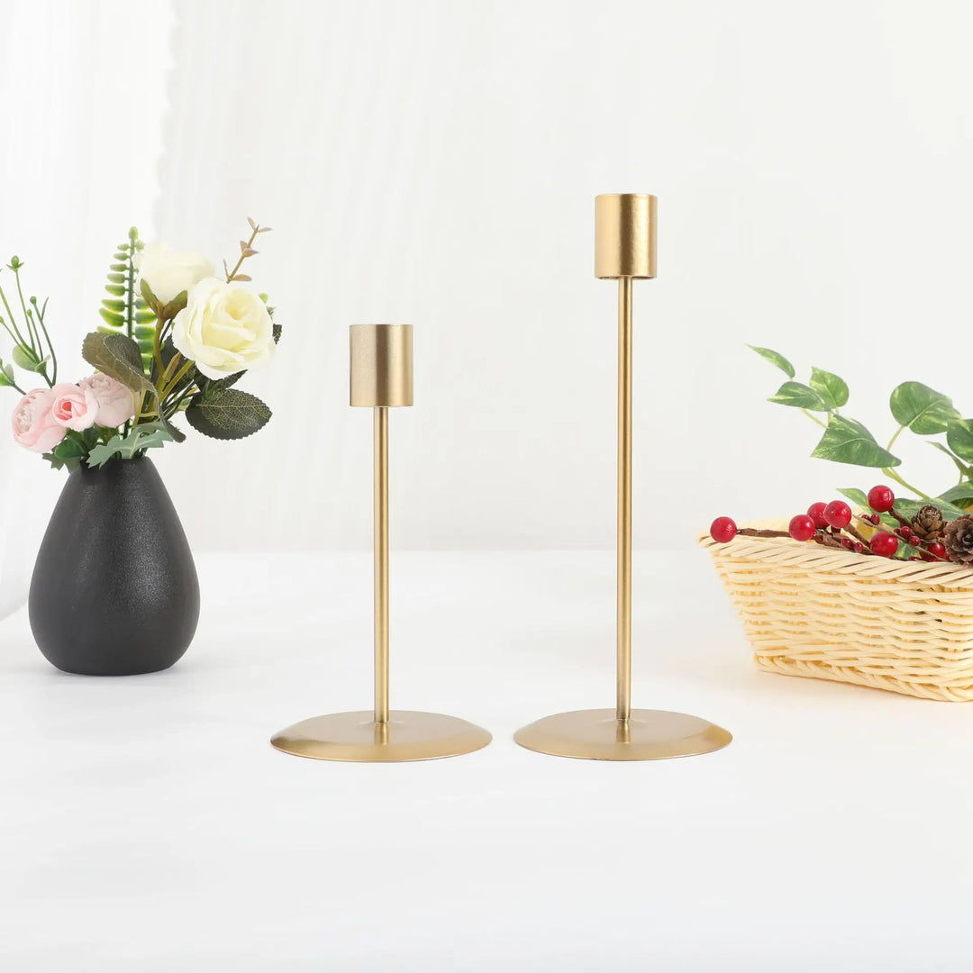 Ariyah Gold Candle Holder Nordic Single Head Candlestick