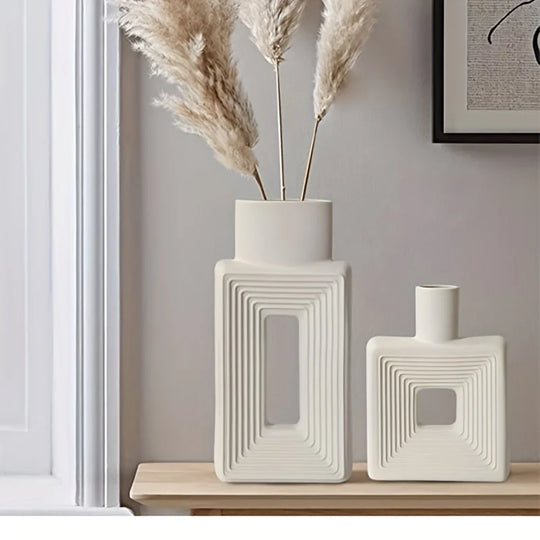 Ivanna Square Vase: A Rustic Touch for Your Home Decor